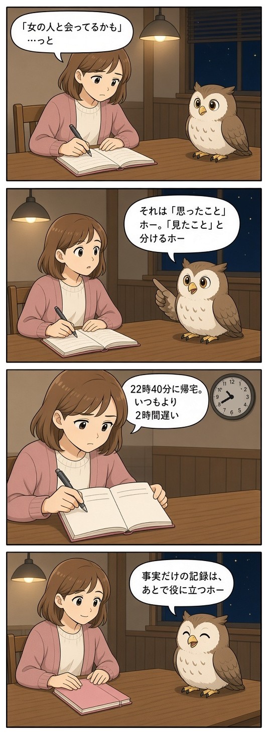 漫画『ゆりの一週間』「見たことと、思ったこと」