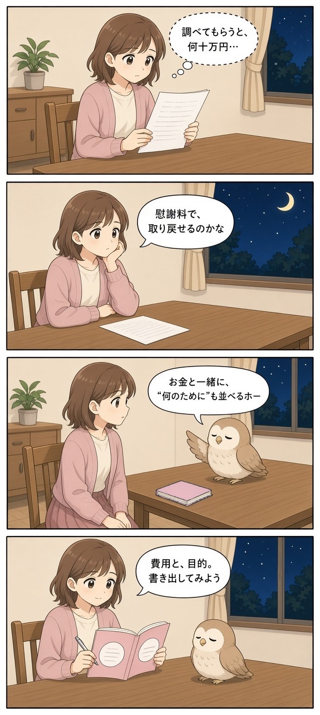 漫画『ゆりの一週間』「取り戻せるのかな」