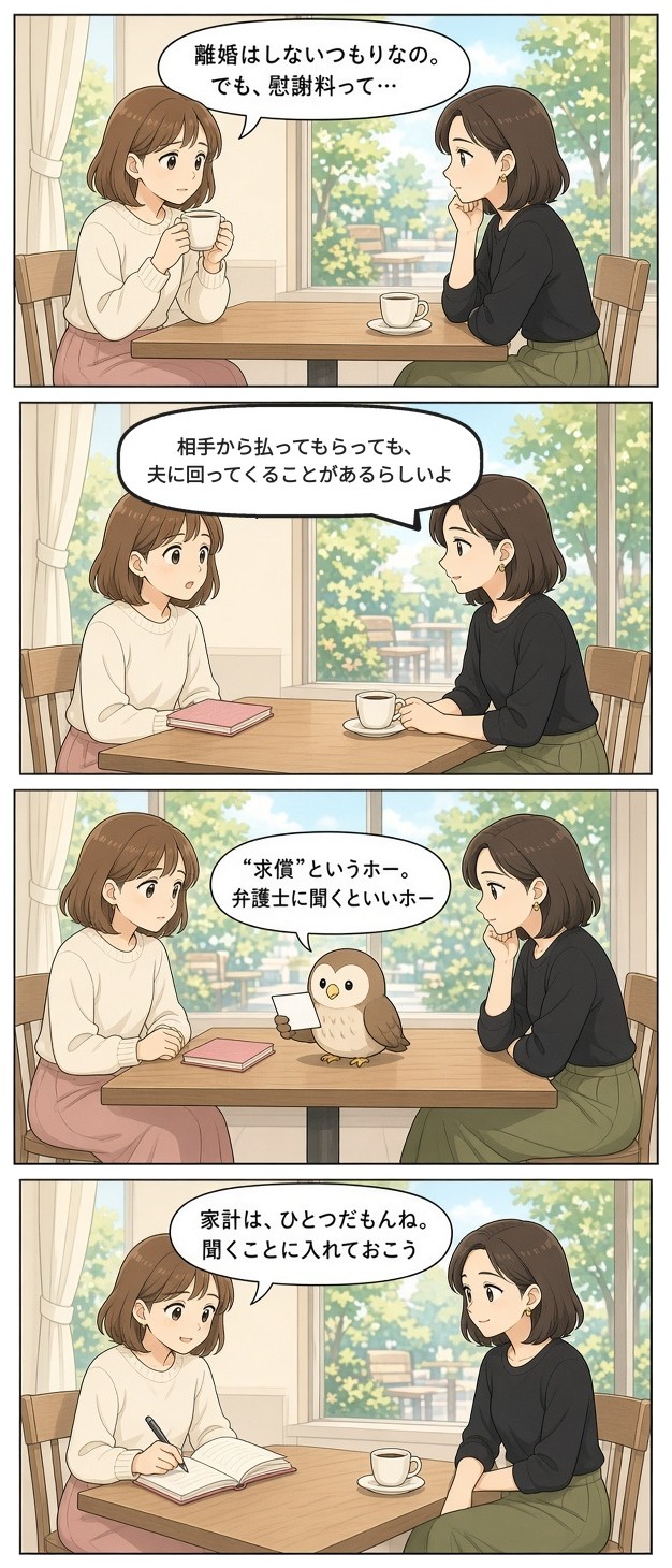 漫画『ゆりの一週間』「家計は、ひとつだもんね」