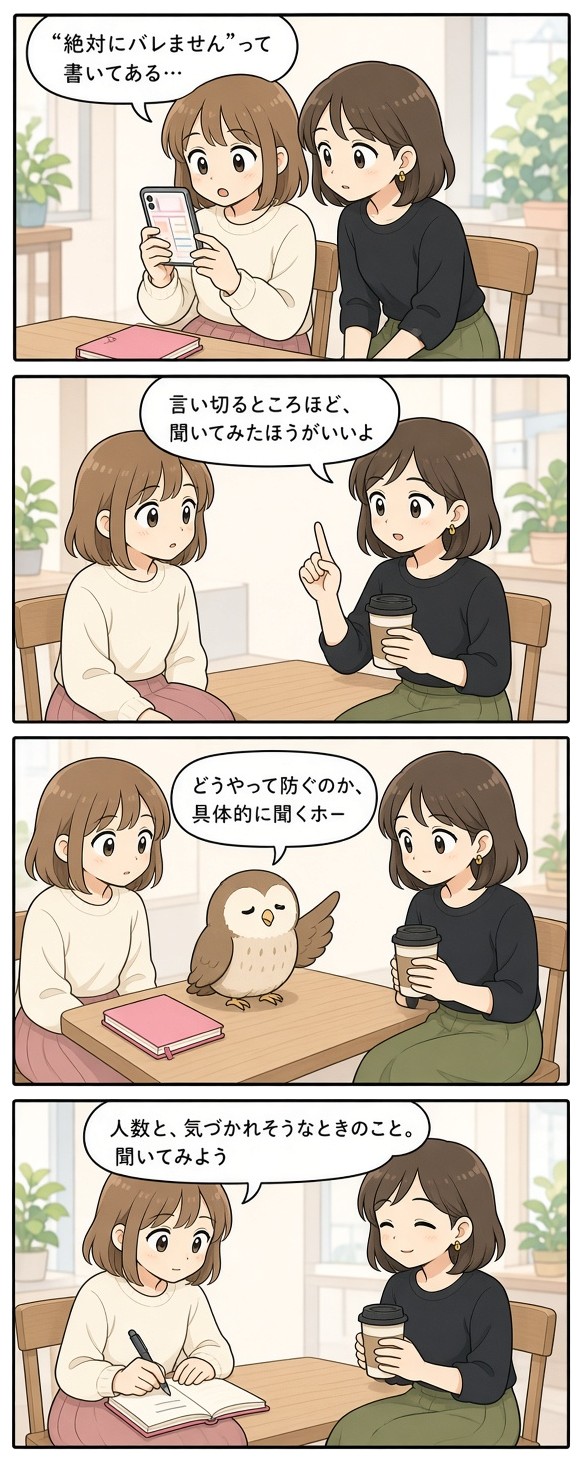 漫画『ゆりの一週間』「"絶対"って、書いてある」